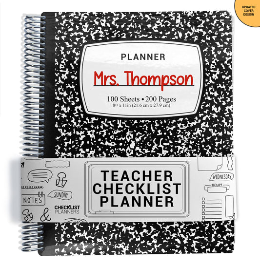 Teacher Checklist Planner - Composition