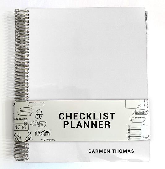 Checklist Planner - Minimalist White