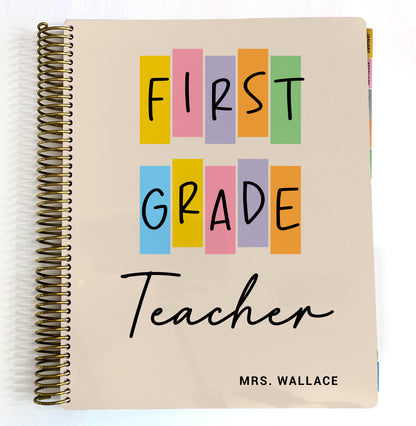 Teacher Checklist Planner - 1st Grade