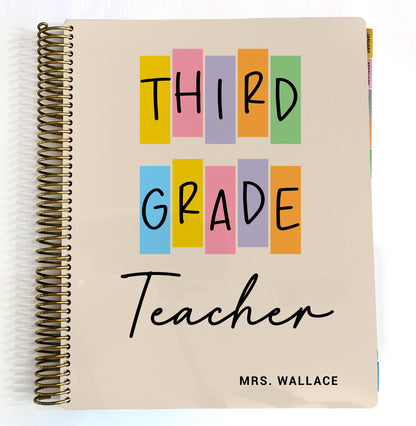 Teacher Checklist Planner - 3rd Grade