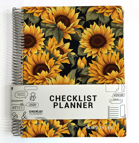 Checklist Planner - Sunflowers