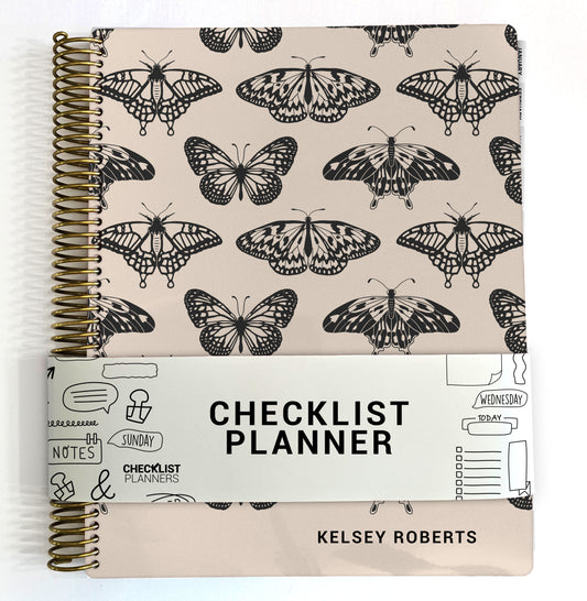 Checklist Planner - Midnight Moths