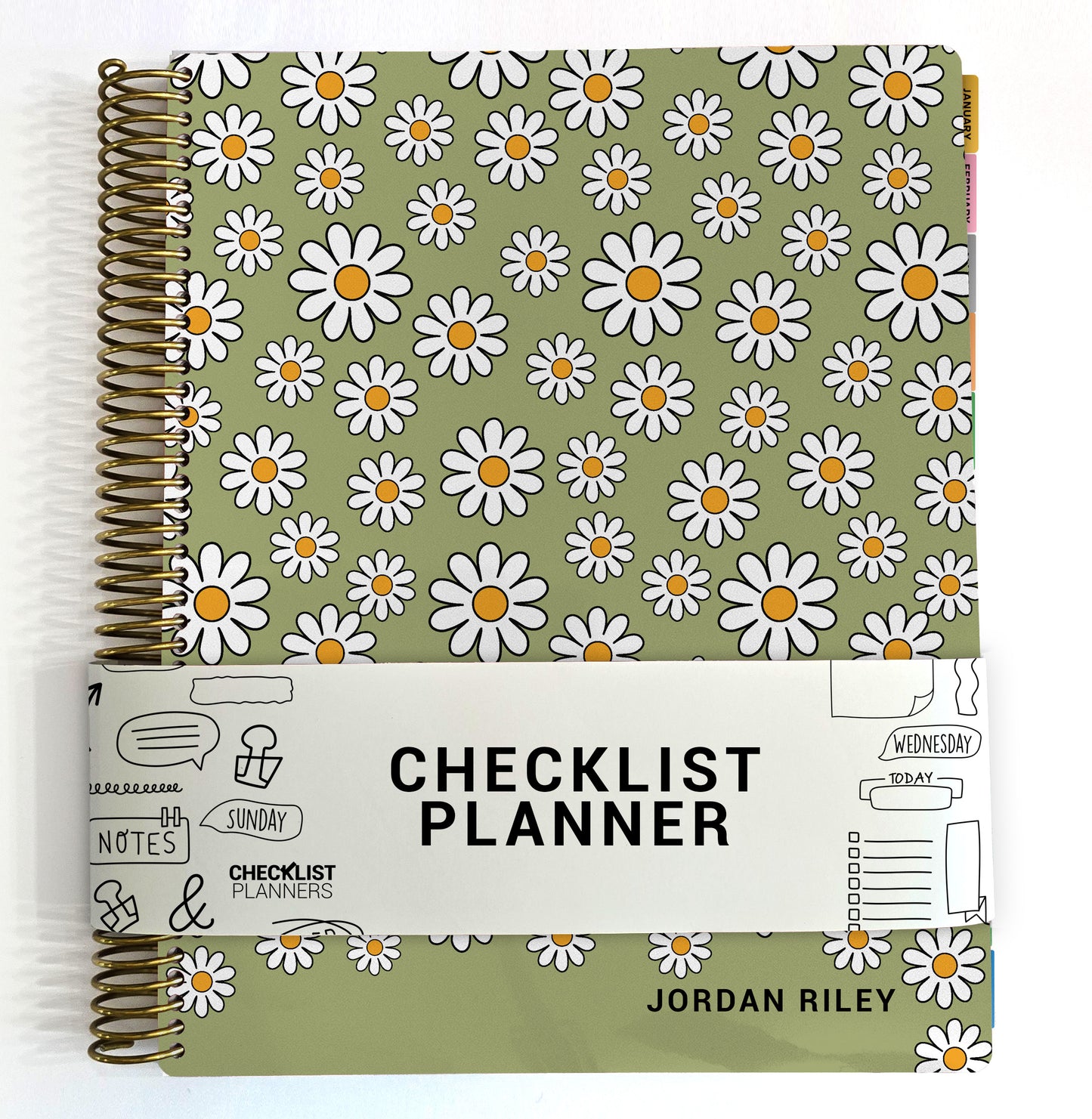 Checklist Planner - Groovy Green