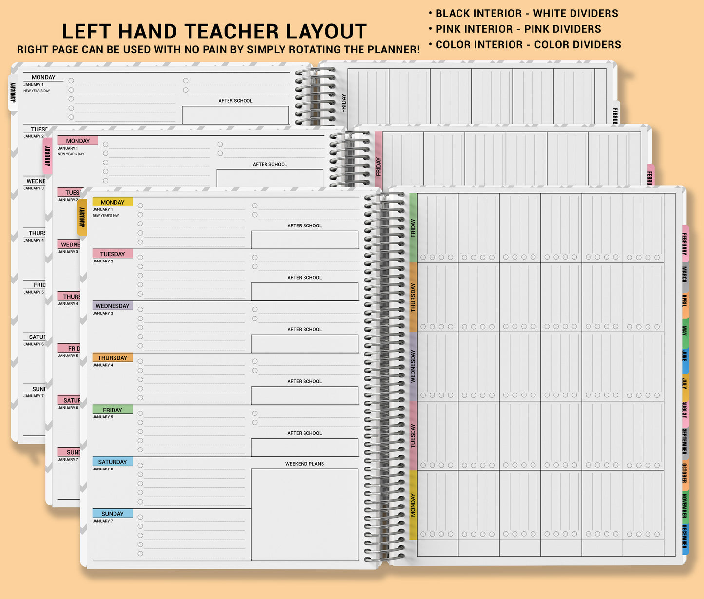 Teacher Checklist Planner - Caffeinated Teachers Club