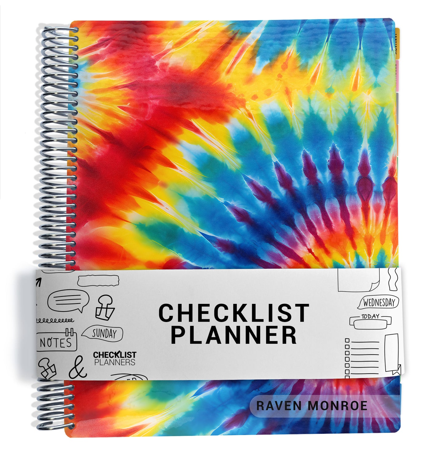 Checklist Planner - Tie Dye