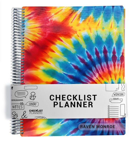 Checklist Planner - Tie Dye