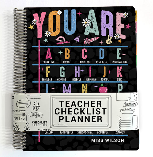 Teacher Checklist Planner - You Are