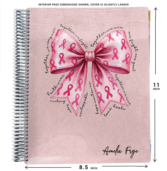 Teacher Checklist Planner - Breast Cancer Coquette