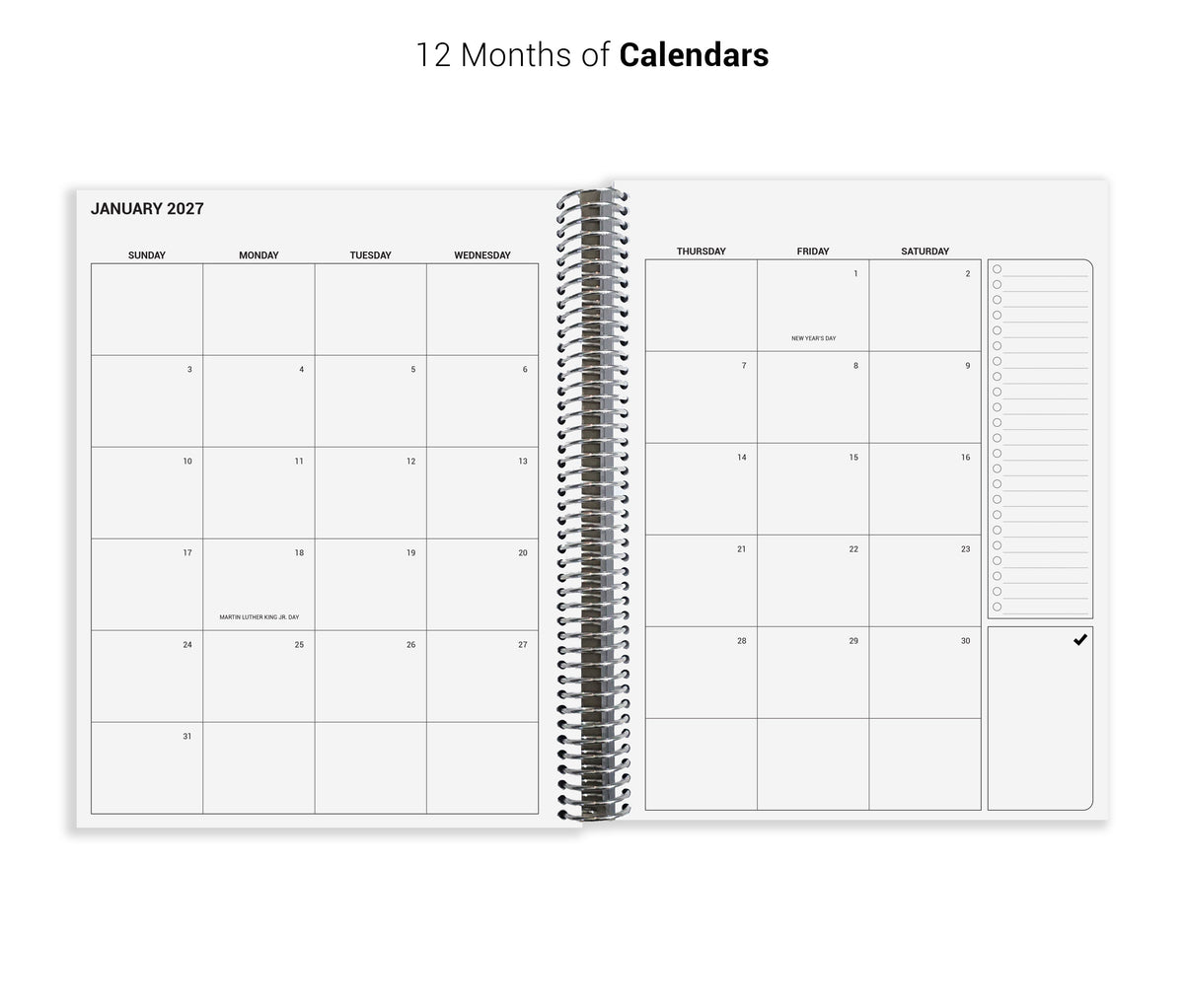 The image is a calendar for January 2021, showing the days of the week and dates for each day.