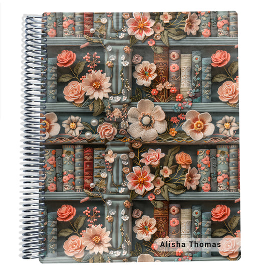 Checklist Planner - Flower Bookshelf