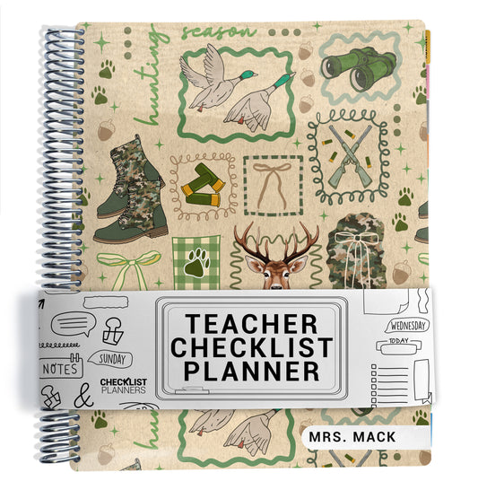 Teacher Checklist Planner - Hunting Season