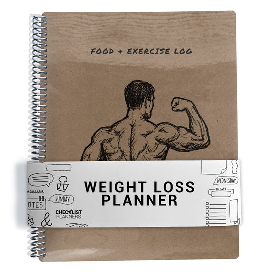 Weight Loss Planner For Men - Muscles