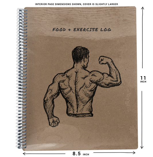Weight Loss Planner For Men - Muscles