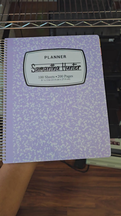 Checklist Planner - Lavender Composition