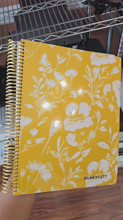 Checklist Planner - Yellow Flowers