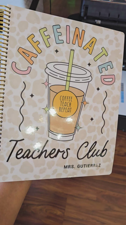 Teacher Checklist Planner - Caffeinated Teachers Club